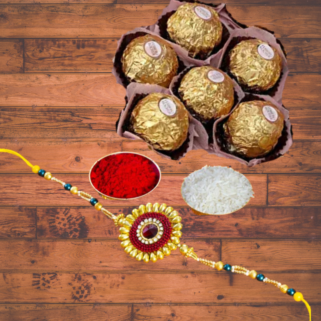 send rakhi with chocolates