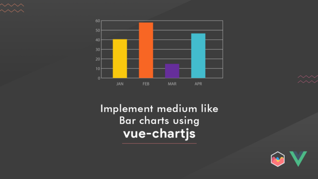 Implement Medium Like Bar Charts using Vue-chartjs