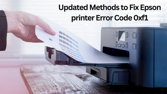 Epson printer Error Code 0xf1