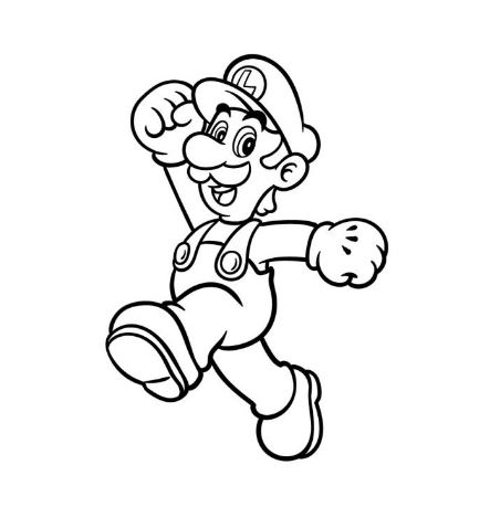 Draw Luigi